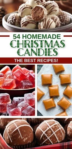 the best homemade christmas candies are on display