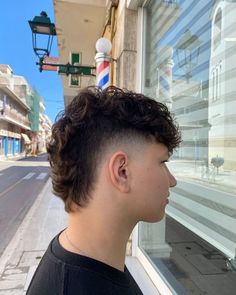 Bust Fade Mullet, Mullet Hairstyle Mens Curly, Boys Haircuts Long Hair, Mullet Cut, Long Curly Hair Men, Young Men Haircuts, Mullet Fade, Boy Haircuts Long