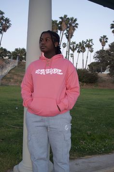 NEW O.G Pink Nightmare logo hoodie. Our cotton hoodie is lined with versatile hot pink reflective fabric. The reflective logo design features a collection of hands reaching dreams/goals. Perfect for lounging, activewear, events, and meetings. Stay warm, stay fly, you're their worst Nightmare. Sporty Pink Sweatshirt With Drawstring, Pink Relaxed Fit Winter Activewear, Urban Pink Hoodie For Streetwear, Trendy Pink Hoodie With Drawstring, Pink Activewear With Drawstring Hood For Sports, Pink Cotton Activewear For Streetwear, Urban Fleece Activewear For Streetwear, Urban Spring Activewear For Streetwear, Stretch Activewear With Drawstring Hood For Streetwear