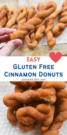 an easy gluten free cinnamon donuts recipe that is perfect for breakfast or brunch