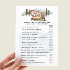 someone is holding up a printable travel checklist for their trip to the great smoky mountains