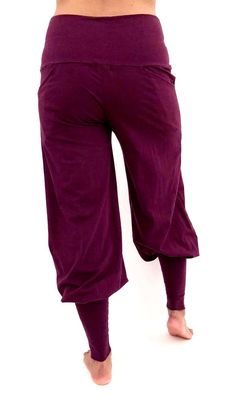 "Casual, comfortable, and stylish. Our take on a very old and traditional look. We have taken this great herim pant design and combined it with the comfort of a Cotton Lycra yoga pant. Looks great with boots, sandals or just bare feet. Easy to dance in, practice yoga in and of course just look hip walking around town. Warning if you wear these pants inside your house they will forever become your go to house pants!! These pants are equipped with pockets and definitely flatter the body.. You will Stretch Cotton Ankle-length Harem Pants, Solid Cotton Harem Pants For Fall, Stretch Cotton Tapered Leg Harem Pants, Stretch Cotton Harem Pants With Tapered Leg, Cotton Harem Pants For Fall Festival, Fall Harem Pants With Loosely Fitted Hips, Fall Cotton Full-length Harem Pants, Fall Full Length Loose Fit Harem Pants, Fitted Cotton Harem Pants For Festivals