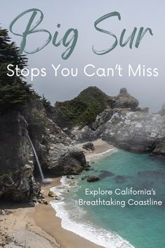 the cover of big sur's book, stops you can't miss