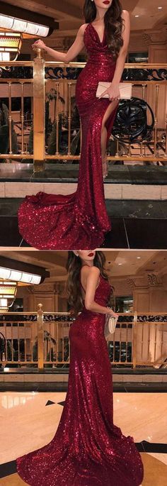 Sequin Homecoming Gown With Mermaid Hem, Homecoming Gown With Sequins And Mermaid Hem, Sequined Mermaid Hem Homecoming Gown, Sequin Mermaid Hem Gown For Homecoming, Red Contrast Sequin Dress For Prom, Red Sequin Evening Dress For Prom Season, Red Sequin Dress For Prom Season Evening, Red Sequin Dress For Prom Season, Red Sequin Mermaid Dress For Prom Season