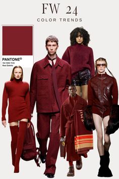 #COLORTRENDSFORFALL2024 #PANTONE #COLORTRENDS #FASHIONTRENDS #FASHION Color Theory In Fashion, Aw 24-25 Fashion Trends, Pantone Fall 2024, Aw 2024-2025