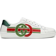 Gucci Ace Interlocking G Sneakers White Metallic Leather Low Top Lace Up 7 New Brand New, Perfect Condition, Tags Still Attached! Brand: Gucci Style: Fashion Sneakers Size: 7 Features: Metallic, Interlocking Logo Pattern: Logo Bif Wn23 White Gucci Sneakers With Logo, White Gucci Sneakers With Logo Detail, Ace Logo, Gucci Ace Sneakers, Gucci Shoes Sneakers, Gucci Style, Shoes Gucci, Gucci Sneakers, Pattern Logo