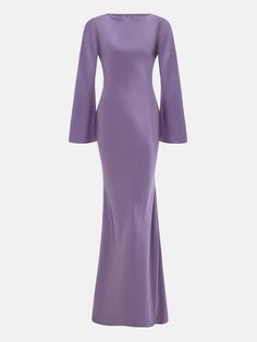 Satin maxi dress with asymmetric gathers and lace-up detailing :: LICHI - Online fashion store Online Fashion Store, Satin Maxi, Satin Maxi Dress, Online Fashion Stores, Classy Women, Unique Items, Online Fashion, Fashion Store, Unique Items Products