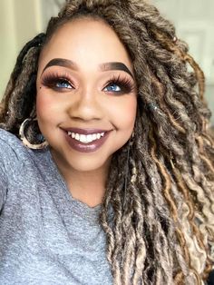 Boho Locs, Shaved Sides, Goddess Hairstyles, Plaits, Grey Hair, Protective Styles