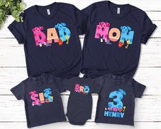 Blues Clues Birthday Shirt, Blue Dog Family Shirt, Blue Dog Family Matching Birthday Shirt,Birthday Boy Shirt, Family Party Shirt 👏CONGRATULATIONS You have found an online shop with reasonable prices, amazing quality, and fast shipping  We offer shirts for VACATIONS, HOLIDAYS, EVENTS, FAMILY REUNIONS, BIRTHDAYS, MOTHER'S DAY, FATHER'S DAY, GRADUATIONS, FUNNY T-SHIRTS as well as CUSTOM T-SHIRTS.  💖Description💖  --About this T-shirt--  👉Our Adult Unisex T-Shirt brand is BELLA CANVAS Available in size: XS, S, M, L, XL, 2XL, 3XL, 4XL, 5XL - 100% Airlume combed and ringspun cotton (fiber content may vary for different colors) - Light fabric (4.2 oz/yd² (142 g/m - Retail fit - Tear away the label - Runs true to size  👉Our Youth Unisex T-Shirt brand is Gildan-Kids Heavy Cotton Tee - 100% Cot Blue Clues Birthday Party Shirts, Fun Blue Tops For Birthday, Blue Summer Birthday Shirt, Blue Short Sleeve T-shirt For First Birthday, Blue Summer T-shirt For First Birthday, Blue Cotton T-shirt For First Birthday, Casual Blue Birthday Tops, Blue Shirt For Summer Birthday, Casual Blue Tops For Birthday