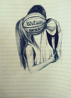 a drawing of a person holding a basketball in their arms with the words wilson nca on it