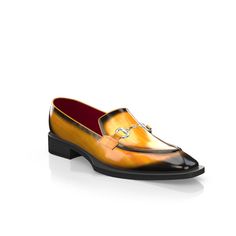 Men`s Luxury Loafers 21910 | Girotti Classic Orange Leather Shoes For Formal Occasions, Elegant Yellow Loafers With Leather Sole, Elegant Orange Loafers With Leather Sole, Elegant Yellow Leather Loafers, Elegant Yellow Formal Loafers, Formal Orange Leather Shoes With Leather Lining, Classic Orange Loafers With Leather Sole, Orange Loafers With Leather Sole For Formal Wear, Classic Orange Leather Loafers