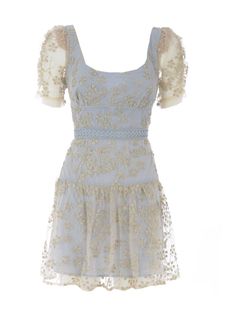 Best price on the market at italist | self-portrait Self-portrait Embroidered Floral Dress Spring Short Sleeve Lace Embroidered Dress, Spring Embroidered Short Sleeve Lace Dress, Feminine Short Sleeve Dresses With Floral Applique, Fitted Short Sleeve Dress With Floral Applique, Summer Lace Dress With Short Sleeve Embroidery, Short Sleeve Embroidered Lace Dress For Summer, Summer Short Sleeve Embroidered Lace Dress, Feminine Short Sleeve Mini Dress With Floral Embroidery, Summer Embroidered Short Sleeve Lace Dress