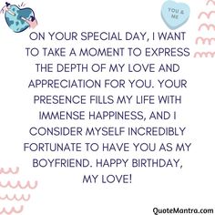 a birthday card for someone special day i want to take a moment to express