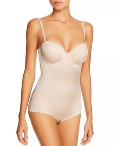 SPANX® - Suit Your Fancy Convertible Bodysuit Elegant Shaping Bodysuit In Beige, Elegant Shaping Beige Bodysuit, Elegant Beige Shaping Bodysuit, Elegant Beige Second-skin Bodysuit, Elegant Contoured Bodysuit, Elegant Micro-elastic Lined Body Shapewear, Suits You, Shapewear, Convertible