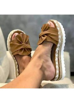 Color:Dark Coffee;Size:36;Size:41;Package Contents:1 Pair X Slippers; Hak Tinggi, Women Slip On Sneakers, Comfortable Flip Flops, Casual Wedges, Women Platform Sandals, Platform Wedge Heels, Red Sandals, Bow Sandals, Platform Slippers