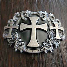 Cross Belt Buckle 4x3 Nwot - Heavy All Offers Considered! Bundle And Save Even More! Cross, Christian, Black, Trendy, Fashion, Western, Cowboy, Punk, Goth, Belt, Buckle Goth Cowboy, Outfit Vaquero, Western Goth, Goth Belt, Cool Belt Buckles, Cross Belt, Cowboy Belt Buckles, Adam Black, Cross Christian