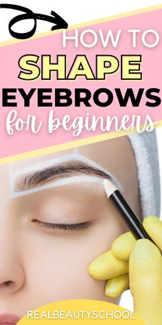 How To Do Eyebrows: Easy tutorial (with pictures) - How To Draw Eyebrows Step By Step, Eyebrow Hacks Shape Perfect Brows, How To Shape Eyebrows For Beginners, Eyebrows For Beginners, How To Shape Eyebrows, Brow Shaping Tutorial, Eyebrows Step By Step, Perfect Eyebrows Tutorial, Eyebrows Tutorial