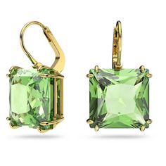 Elegant yet eye-catching, these statement earrings are set to become your new favorite. Designed with square-cut crystals in a vibrant green hue, this pair is finished with a refined gold-tone plated setting. Style yours with other pieces from the Millenia family for maximum impact. Collection: Millenia Length: 7/8 inches Width: 1/2 inches Material: Crystals, Gold-tone plated Color: Green Swarovski Millenia, Evil Eye Earrings, Eye Earrings, Swarovski Earrings, Square Earrings, Swarovski Jewelry, Crystal Drop Earrings, Green Earrings, Square Cut