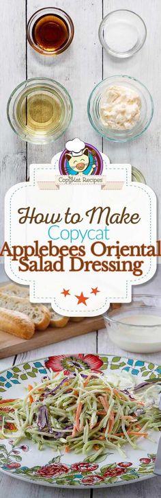 an image of how to make copycat angelfish salad dressing with text overlay