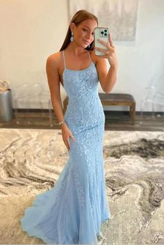 Beautiful Blue Tulle Mermaid Lace Appliques Prom Dresses, Party Dress, PL546, a perfect dress for your prom 2023. New arrival style, available in all sizes and colors. Affordable price and free custom size. Get you excited? White Prom Dress Long, Blue Mermaid Prom Dress, Formal Dresses Graduation, Prom Dresses Long Pink, Mermaid Prom Dresses Lace, Winter Formal Dresses, Backless Evening Dress, Lace Prom Dress, Backless Prom Dresses