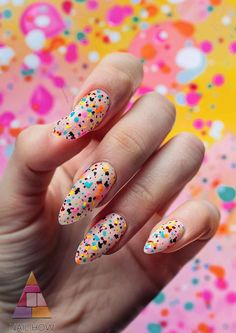 Canvas Party, June Nails, Dot Nails, Festival Of Colors, Pushing Boundaries, Polka Dot Nails, Dots Nails