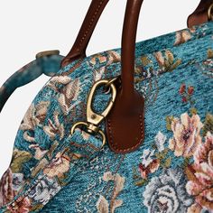 With a nod to the Victorian era, MCW’s freshly combines the classic and elegant design of the traditional carpet bag with a textural and tactile twist.The main body of the bags is made with thick chenille carpets. The handles and belts are genuine leather with heavy cotton canvas lining. Every bag comes with a detachable and adjustable shoulder strap (55 inches) made from the same chenille as the bag and fixed with high-quality bronze hookers on the two ends.The carpet hand bag size is perfect f Teal Carpet, Handmade Travel Bag, Victorian Carpet, Traditional Carpet, Leather Weekender, Carpet Bag, Timeless Accessories, Deep Teal, Teal Colors