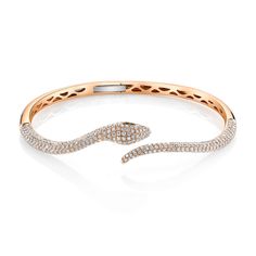 DIAMOND SNAKE CUFF from Anita Ko Formal Snake-shaped Diamond Jewelry, Formal Diamond Snake Jewelry, Anita Ko Jewelry, Hand Jewelry Rings, Dream Bracelet, Fancy Watches, Accesories Jewelry, Diamond Wedding Rings Sets, Snake Jewelry