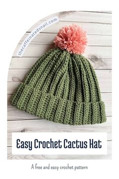 Welcome to my crochet corner! Today, I’m excited to share a fun and subtly whimsical project that’s perfect for beginners: the Crochet Cactus Hat. Cactus Hat, Crochet Cactus, Pattern Tutorial, Easy Crochet Patterns, Hat Pattern, Cozy Sweaters