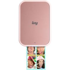 a group of people sticking their heads out of a pink device with the word diy on it