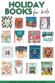 holiday books for kids with the title overlay