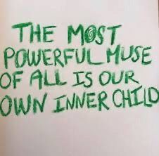 the most powerful muse of all is our own inner child written on a piece of paper