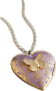 Butterfly Locket Necklace, Butterfly Locket, Daily Day, Unique Butterfly, Butterfly Butterfly, Personalized Jewelry Box, Heart Photo, Photo Locket Necklace, Heart Locket Necklace