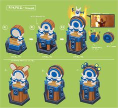 the instructions for how to make an origami robot