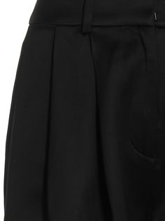 Viscose and wool blend pants with front pleats, hook-and-eye and button closure, pockets and a loose leg. Composition: 82% viscose 18% wool Shop Pants, Celebrity Culture, Zimmermann Dress, Pleats Please Issey Miyake, Dress For Success, Skirt Suit, Luxury Retail, Luxury Boutique, Wardrobe Essentials