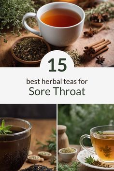 15 Best Herbal Teas For Sore Throat Teas For Sore Throat, Tea For Sore Throat, Slippery Elm Tea, Marshmallow Root Tea, Sore Throat Tea, Licorice Root Tea, Elderberry Tea