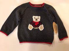 Nwt Boutique Collection Teddy Bear Sweater. Condition is "New with tags". Shipped with USPS Teddy Bear Sweater, Bear Sweater, Boutique Collection, Baby & Toddler Clothing, Baby Accessories, Sweater Outfits, Baby Toddler, Shoe Accessories, Teddy Bear