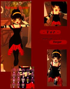 Yor forger/cosplay/dress to impress/ spy x family/ Dti / non vip Dress To Impress Yor Forger, Spy X Family Dress To Impress, Yor Forger Dress To Impress, Spy Dress To Impress, Cosplay Dress To Impress, Yor Spy X Family, Yor Forger Cosplay, Spy Dress, Anime Diy