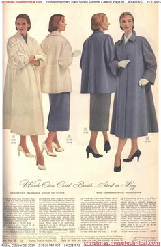 Elderly Fashion, Montgomery Ward Catalog, 1950s Men, 1950s Fashion Women, 1950 Fashion, 1950s Outfits, Dress History, Historic Clothing, Montgomery Ward