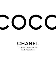 the words coco are written in black and white on a white background with an image of a