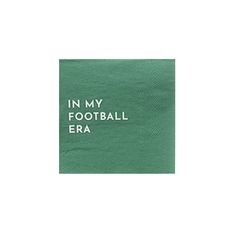 IN MY FOOTBALL ERA COCKTAIL NAPKINS Bonjour Fete Napkins Bonjour Fete - Party Supplies Super Bowl Game, Easter Tableware, Superbowl Game, Wedding Tableware, Halloween Tableware, Bowl Game, Birthday Cake With Candles, Sports Themed Party