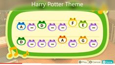 the harry potter theme is shown in this screenshot