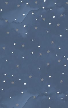 a blue background with silver stars on it