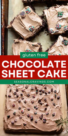 Indulge in this Gluten free chocolate sheet cake recipe, a moist and delicious treat topped with creamy chocolate buttercream frosting. Made with gluten-free flour and almond flour, it’s perfect for Christmas desserts to impress or easy Christmas treats! Desserts To Impress, Chocolate Sheet Cake Recipe, Sheet Cake Recipe, Chocolate Sheet Cake, Easy Christmas Treats, Chocolate Buttercream Frosting, Cake Printing, Sheet Cake Recipes, Gluten Free Cake