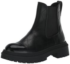 PRICES MAY VARY. Steve Madden Womens Lug sole Chelsea boot Slip-on style with stretch gores Contrast toe cap Wide treaded platform sole with block heel Combat Boots Women, Womens Combat Boots, Boots Women, Chelsea Boot, Lug Sole, Boot Shoes Women, Steve Madden, Chelsea Boots, Block Heels