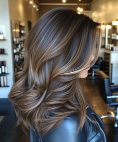 Fall Bronde Balayage: Soft Bronde on Ashy Browns Ash Brown Hair Balayage