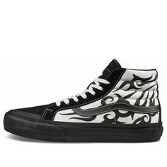 Vans SK8-HI 138 SF 'Tribal' VN0A3ZCETU5 (SNKR/Unisex) Black Skate Shoes With Graphic Print For Sports, Black High-top Skate Shoes With Graphic Print, Black Graphic Print Skate Shoes For Sports, Black Skate Shoes With Graphic Print For Streetwear, Black Graphic Print Skate Shoes For Streetwear, Vans White Sneakers With Graphic Print, White Vans Sneakers With Graphic Print, Neon Shoes, Sk8 Hi Vans