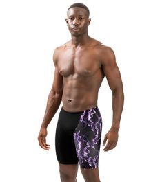 Built with reliable fabric and perfect for in-season swim meets, the Dolfin Men's Reliance Vapor Print Spliced Jammer Swimsuit provides maximized color that lasts and an athletic fit for the least amount of drag in the pool.Features Durable and chlorine-proof fabric Color that won't fade or run Provides breathability and shape retention Resistant to pilling UV protection from the sun Drawcord for added security Built to fit tightly to the body to provide the least amount of drag Front panel lined only Details Fabric: 100% Polyester Care: Hand wash Sun Protection: UPF 50+ Chlorine Resistant: Yes Adjustable: No Country of Origin: Imported Pool Features, Anatomy References, Swim Meet, Body Anatomy, Anatomy Reference, Digital Comic, In The Pool, Athletic Fits, Upf 50