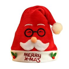 1PC Christmas Printed Soft Santa Hat Xmas Hat Christmas Hats Santa Cap For Christmas Party Christmas Cartoon Printed Hat Supplies Velvet Soft Thickening For Adult Features: Classic Christmas Decorations : The Christmas hats hat is perfect for most adult,santa hat is a women and men must-have for christmas,great gifts for friends and families. the Santa hat brings a nice atmosphere in the christmas, santa hat is christmas, xmas cosplay, Party, New Year, stage performance etc. Soft Comfortable: th Funny Christmas Hats, Holiday Photo Booth, Christmas Party Hats, Santa Cap, Party Cartoon, Classic Christmas Decorations, Christmas Props, Christmas Hats, Holiday Hats