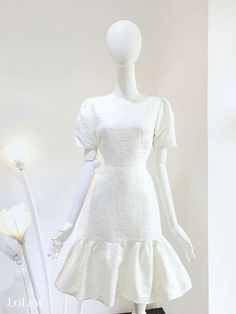 Dress Outfits Korean, Sunday Dress, Korean Fashion Dress, Classy Dress Outfits, Pretty Prom Dresses, Fashion Sewing Pattern, Classy Dress, Looks Vintage, Fancy Dresses