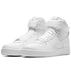 Nike Air Force High, Af1 High, New Air Force 1, Tenis Air Force, Air Force High, White Air Forces, Nike Air Force 1 High, Dr Shoes, Air Force 1 High